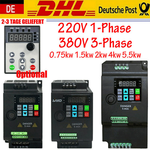 220v 380v 5kw - 220v, 2.2kw