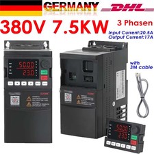380V 7.5KW 3 Phasen 17A 10HP