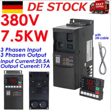 380V 7.5KW 3 Phasen 17A 10HP