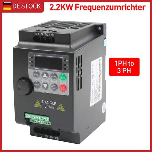 220v 2kw 1ph 3ph - 2.2kw, 9.6a