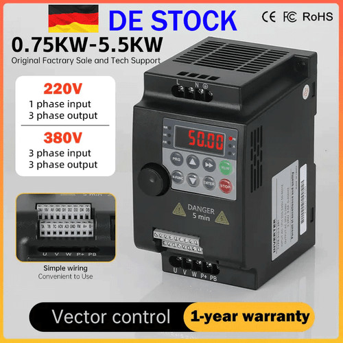 220v 380v 5kw 2kw - 1.5kw, 2.2kw